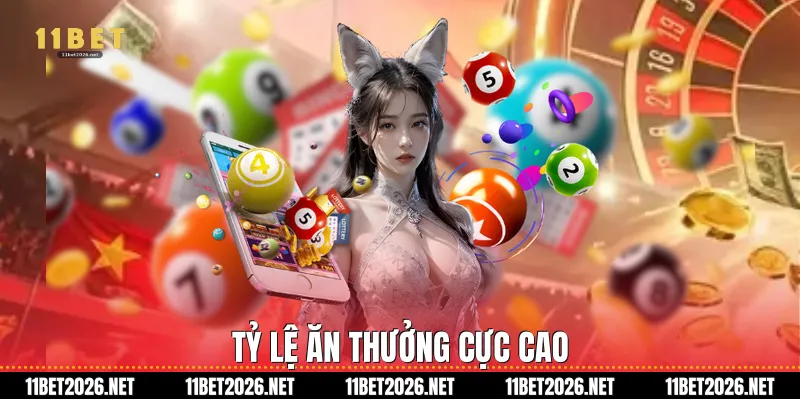 Tỷ lệ ăn thưởng cực cao